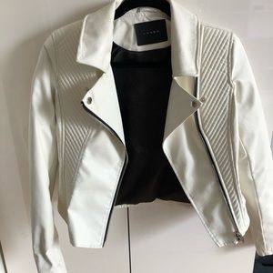 BlanK NYC. White moto jacket. Worn once